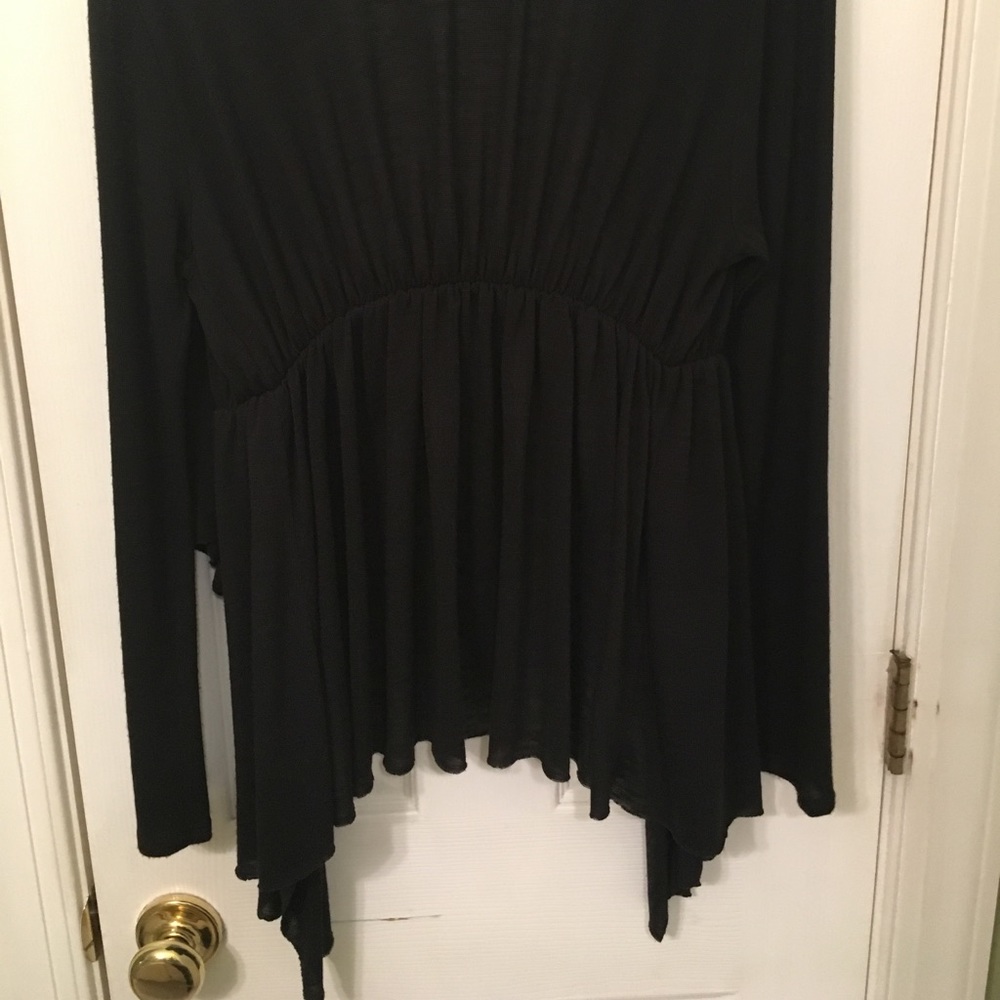 Black cardigan